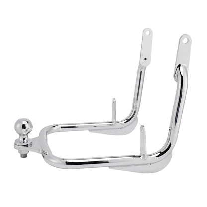 Gancio di traino per rimorchio adatto per Touring Electra Street Glide FLHX 2009-2023 argento