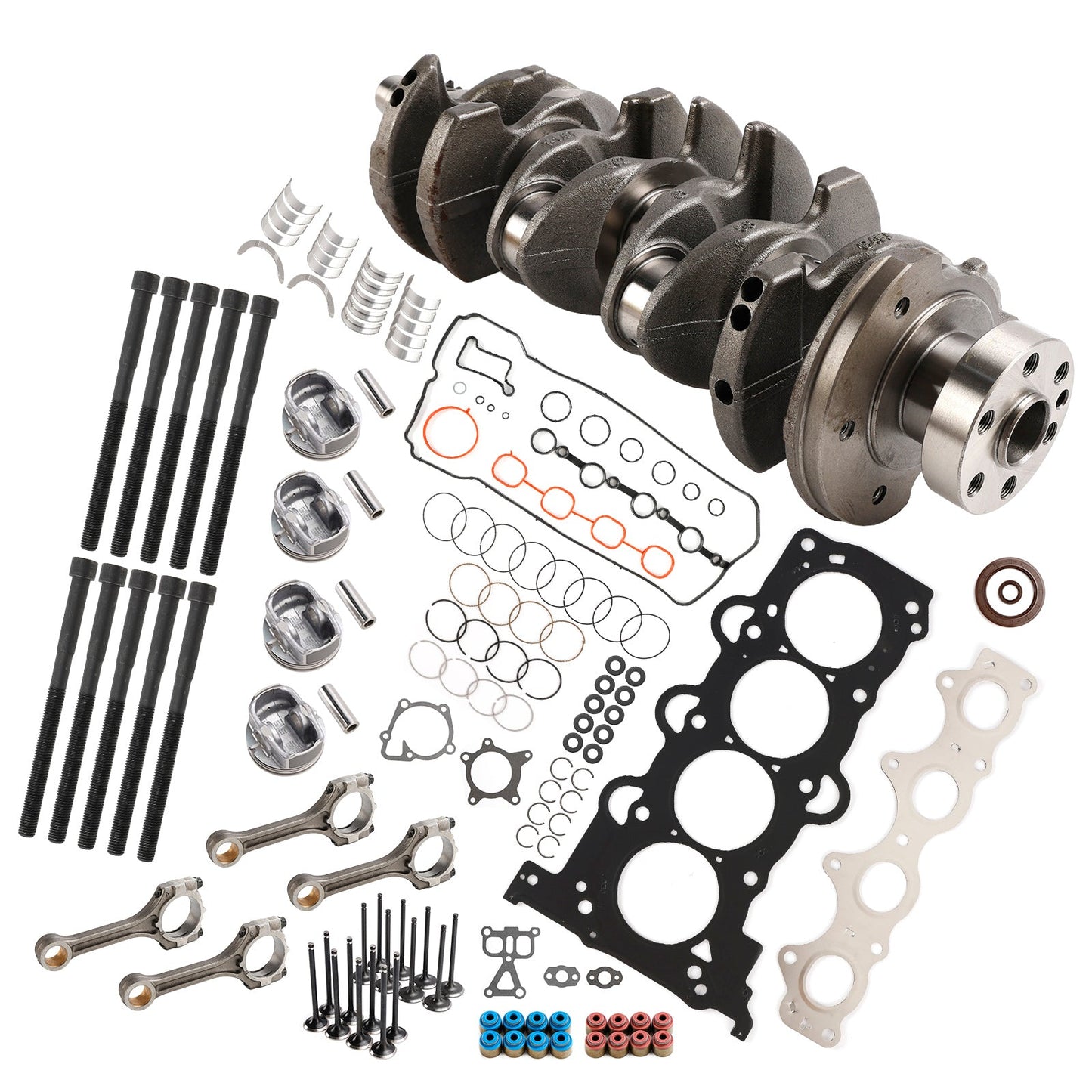 Kit di revisione e ricostruzione del motore Kia K4 G4FJ 1.6T 2014–2021 Kit guarnizioni bielle pistoni 231102B700
