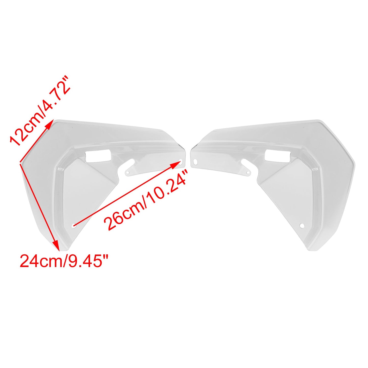 Pannelli laterali per parabrezza adatti per BMW R1300GS ADV 2025-2026