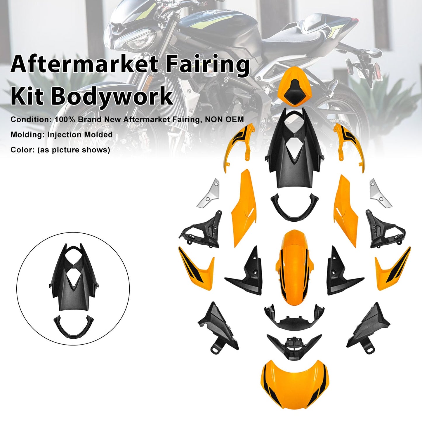 Kit di carene iniettabili per Street Triple 765 R/RS 2020-2022