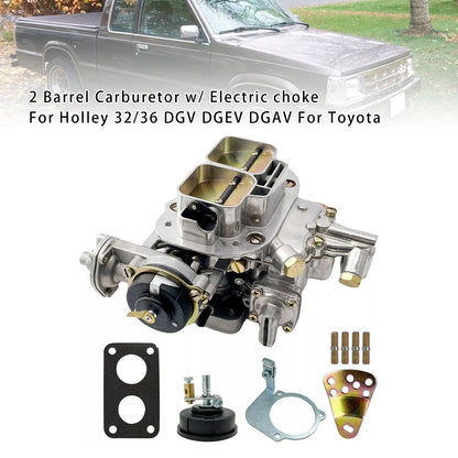 Carburatore a 2 corpi con starter elettrico per Holley 32/36 DGV DGEV DGAV per Toyota
