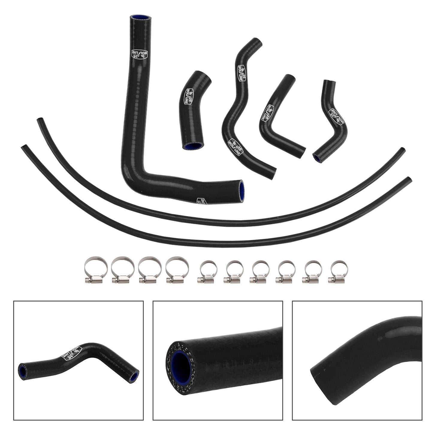 Tubo flessibile del liquido di raffreddamento del radiatore in silicone Suzuki GSX-8S 2023-2025