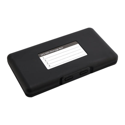 Scatola di protezione per disco rigido M2, scatola per unità a stato solido, antiurto, impermeabile, nera