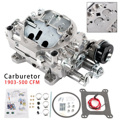 Carburatore 1903 da 500 CFM a 4 corpi per serie Avs2 con starter elettrico e flangia quadrata.