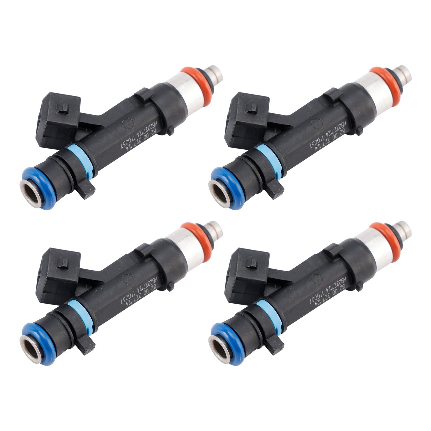 4 pezzi iniettore di carburante per Dacia Sandero Dokker Logan Renault Kangoo 0280158034