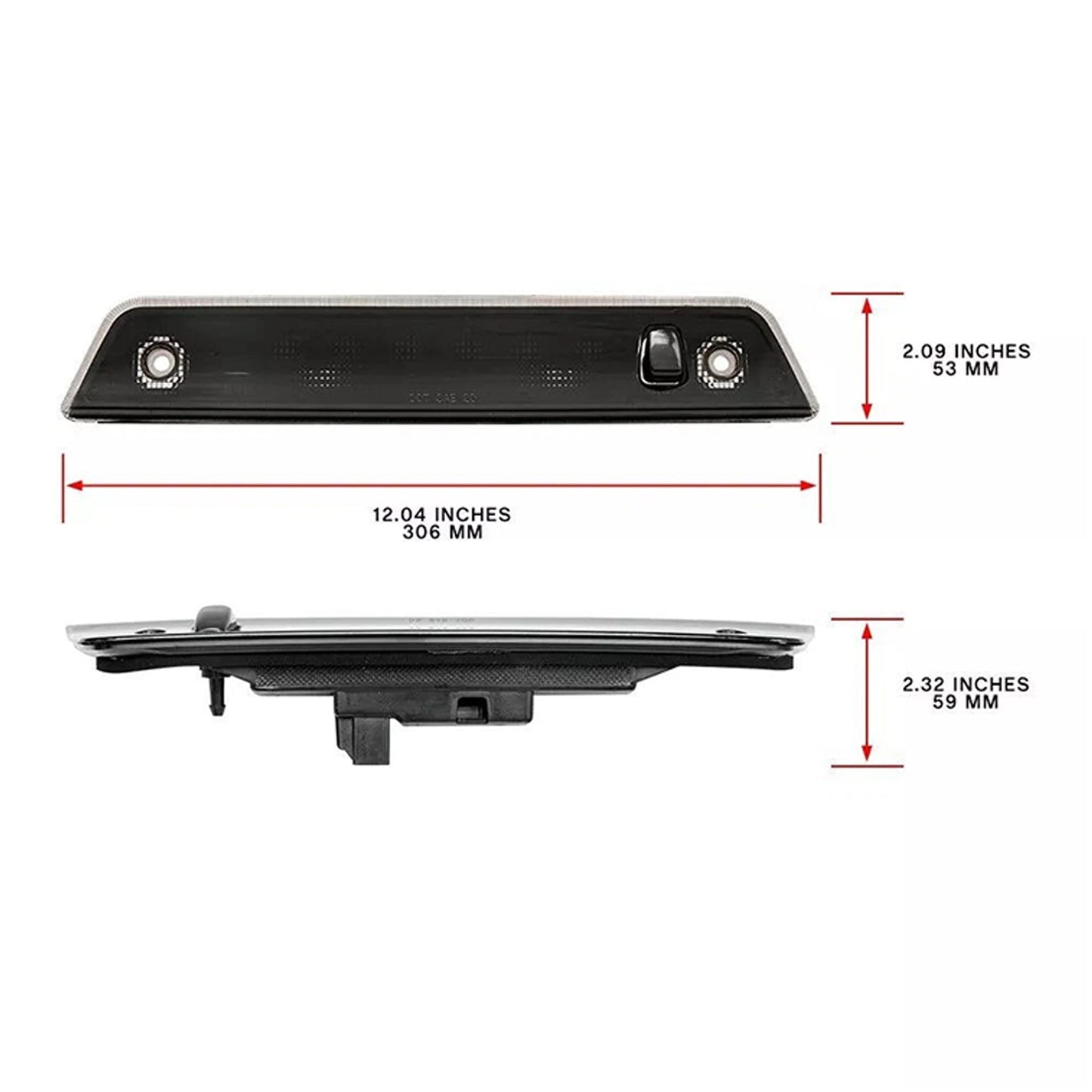 Jeep Grand Cherokee 2005-2010 LED Terza luce di stop 55157397AD Nero