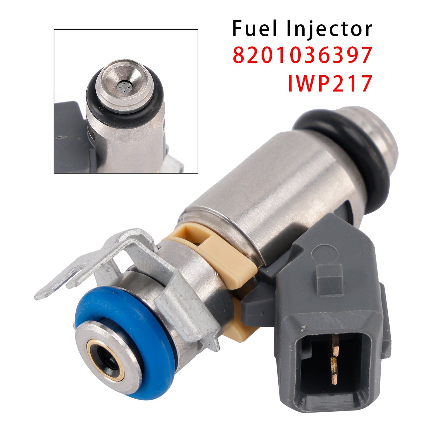 1 iniettore di carburante per Renault Dacia Kangoo Duster 1.6 16V 8201036397 IWP217