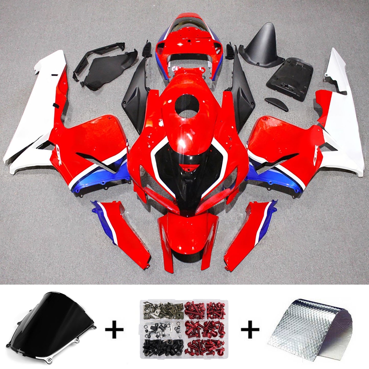 Kit di carene in plastica ABS stampate a iniezione per Honda CBR600RR 2005-2006 F5