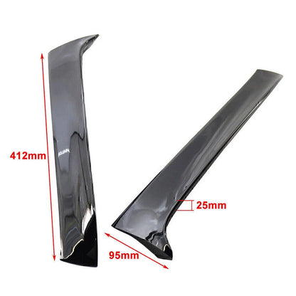 Spoiler laterali per lunotto posteriore, colore nero lucido, per VW Golf 7 Variant Wagon 2013-2017
