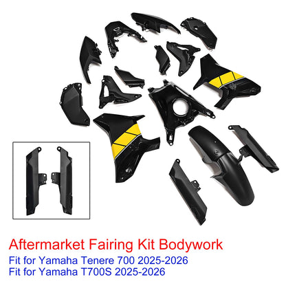 Kit di carene stampate a iniezione per Yamaha Tenere 700 T700S 2025-2026
