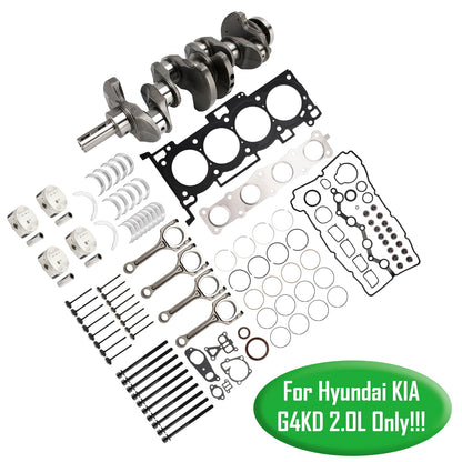 Kit di revisione e ricostruzione del motore Hyundai Santa Fe 2006-2012, bielle dell'albero motore 23111-2G010