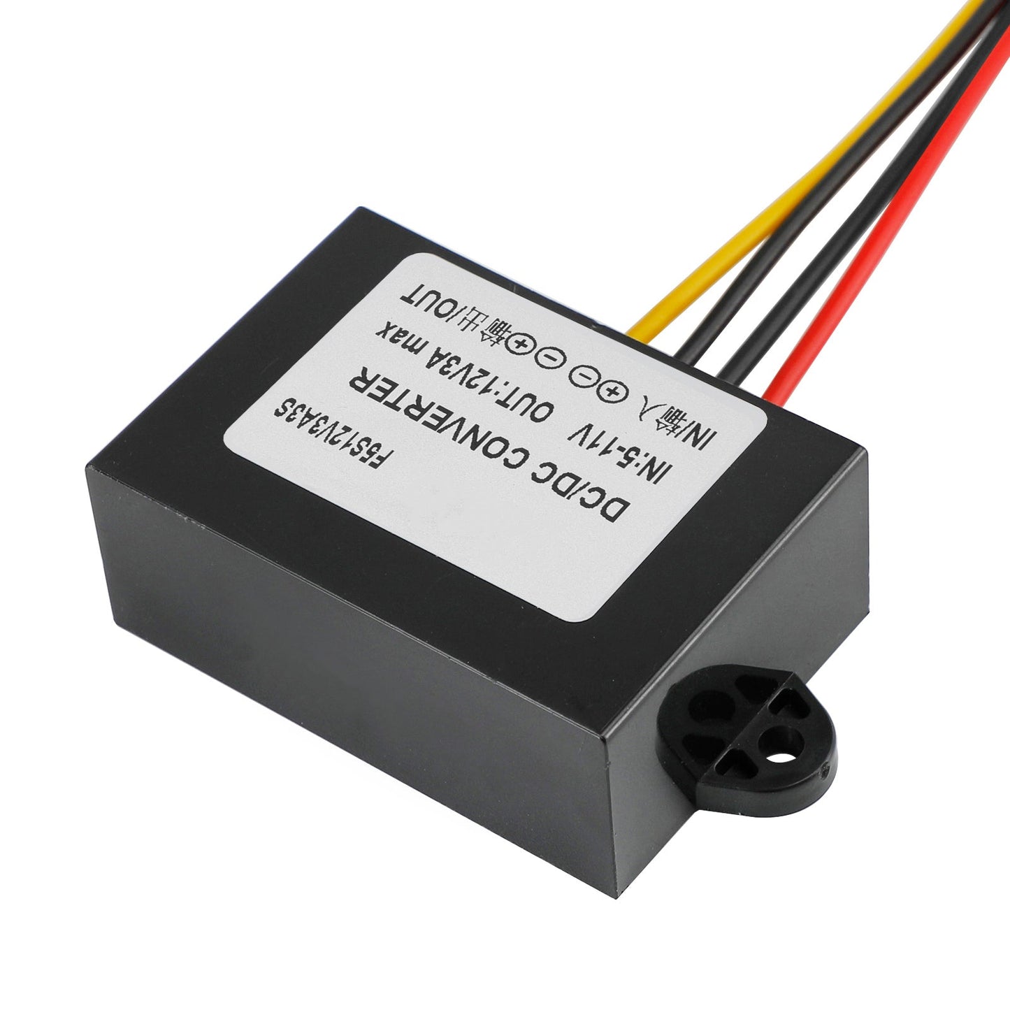 Convertitore step-up DC-DC impermeabile da 3 A, 6 V a 12 V, modulo di alimentazione per auto