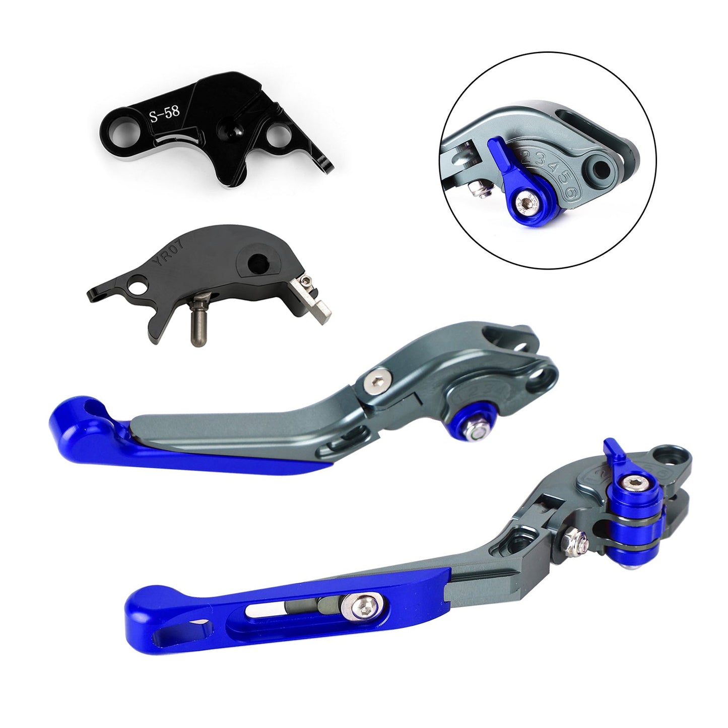 Leva freno frizione regolabile YAMAHA YZF R7 MT-10/SP FZ-10/SP 2022-2023