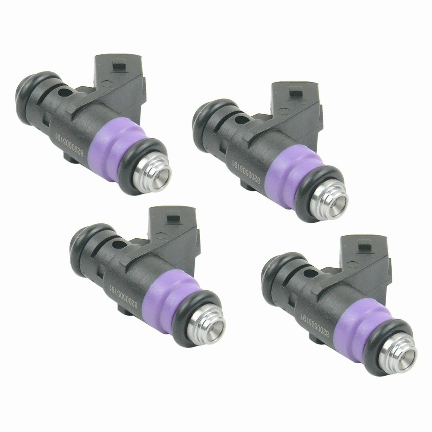 4 iniettori di carburante per Renault Clio Laguna Megane Scénic 1.4 1.6 8200132259