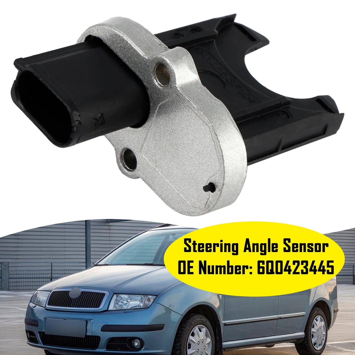 Sensore angolo sterzo 6Q0423445 per Seat Cordoba Ibiza Skoda Fabia Rapid VW Polo
