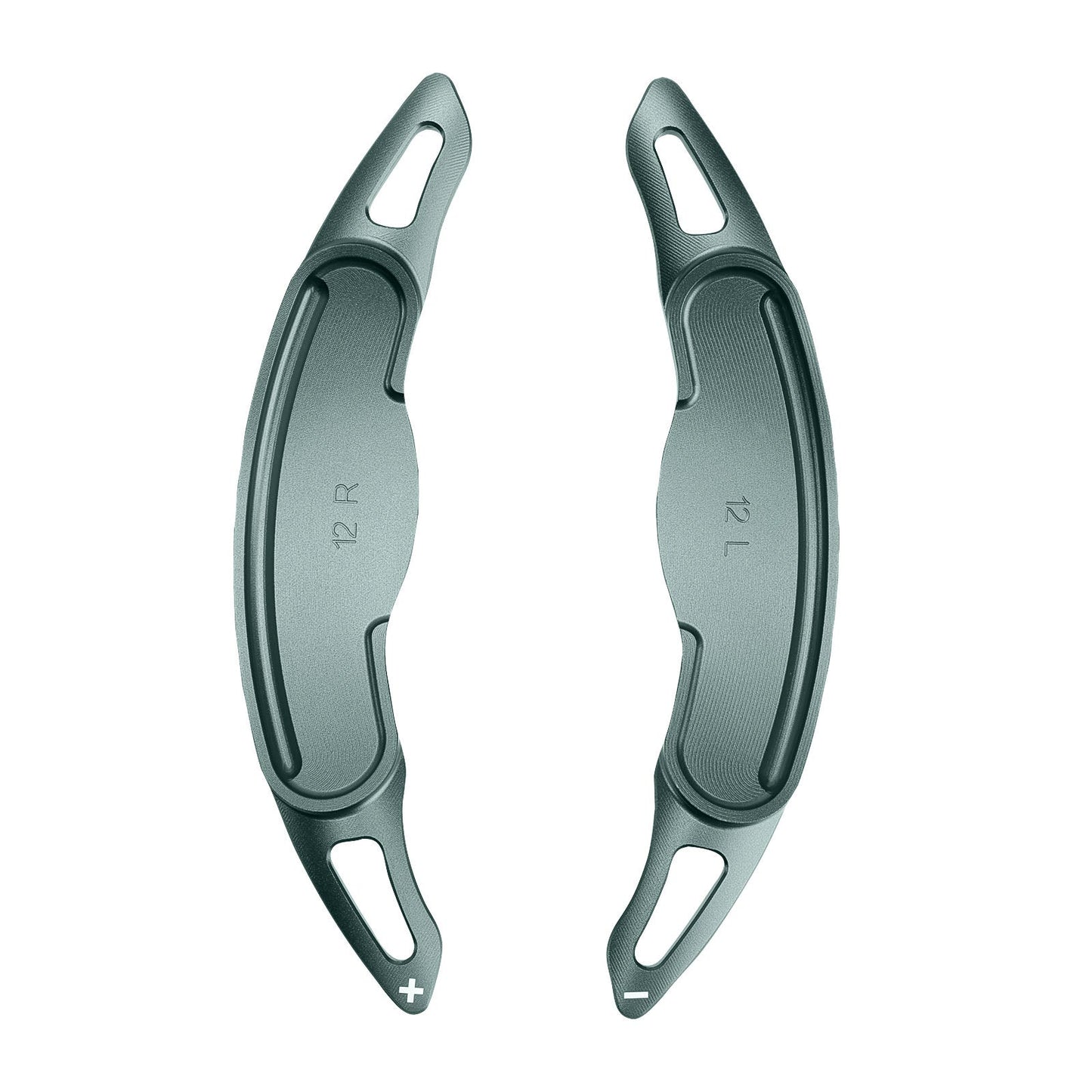 Leve del cambio al volante per Mini F54 F55 F56 F57 in alluminio grigio