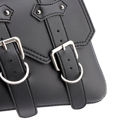 Borsa da sella laterale, borsa da sella, borsa portaoggetti nera 21L per moto