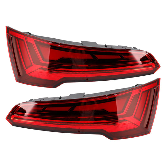 Fanale posteriore sinistro+destro a LED per Audi Q5 MK2 FACELIFT 2021-2024 LED 5 PIN