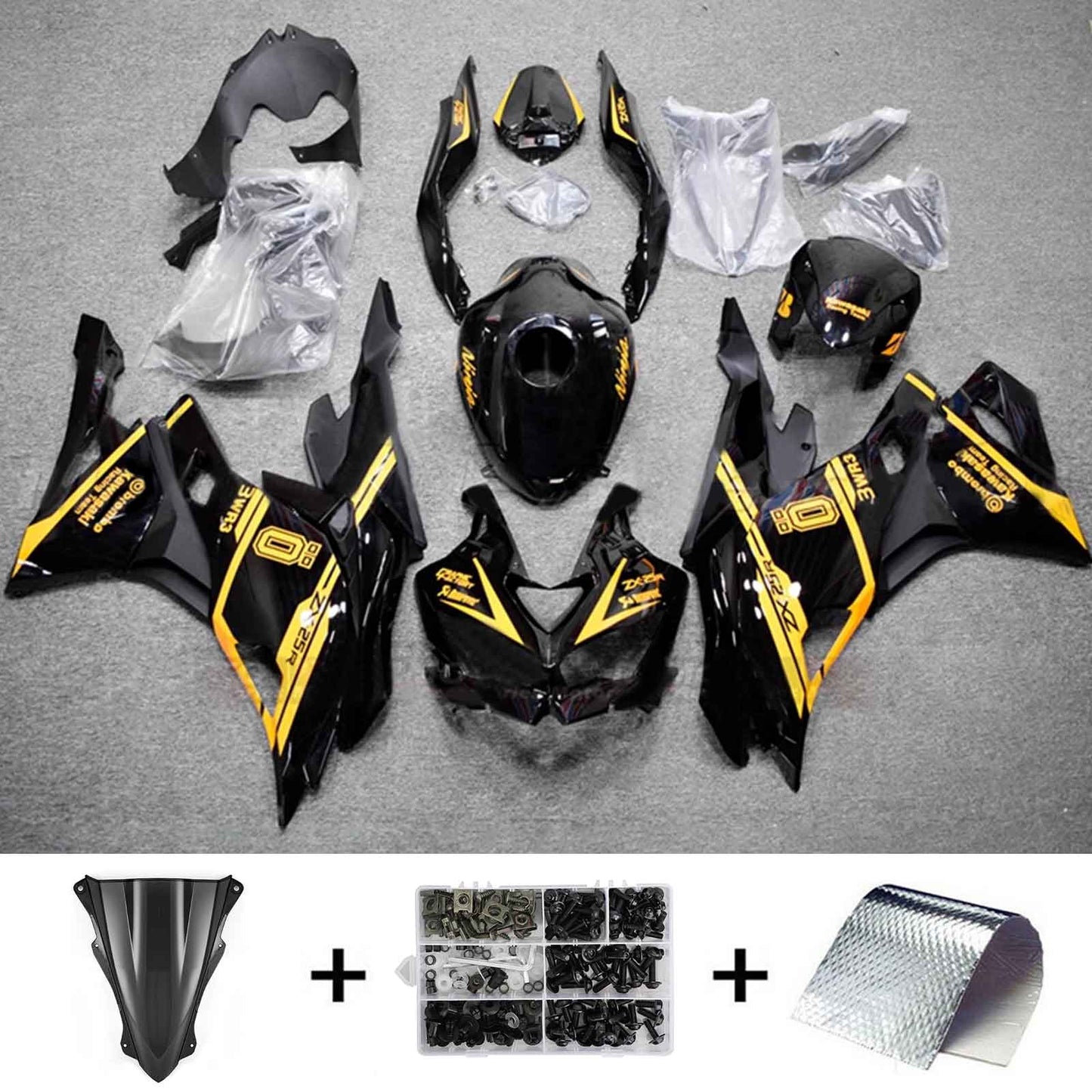 Kit carenatura iniezione Kawasaki Ninja ZX-25R ZX-4R ZX-4RR 2019-2024