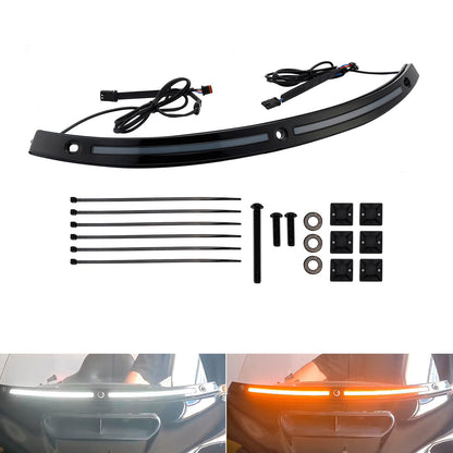 2014+ Touring Electra Glide Street Glide Ultra Limited Luce di direzione a LED Rivestimento parabrezza