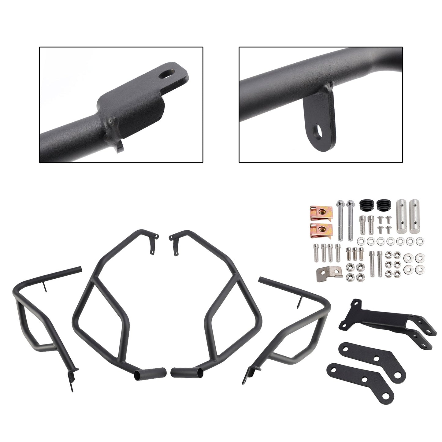 Barra di protezione motore per Honda XL750 Transalp 2023-2024, protezione telaio paraurti, argento