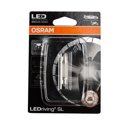 Luce auto LEDriving SL C5W 6413DWP 41MM 12V 0,6W 6000K per OSRAM