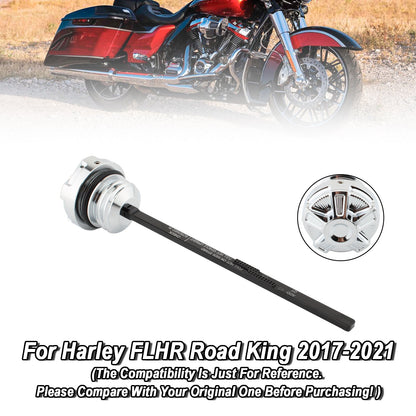 Tappo del tappo del serbatoio dell&#39;astina di livello dell&#39;olio adatto per Road Electra Street Glide Road King 17-21