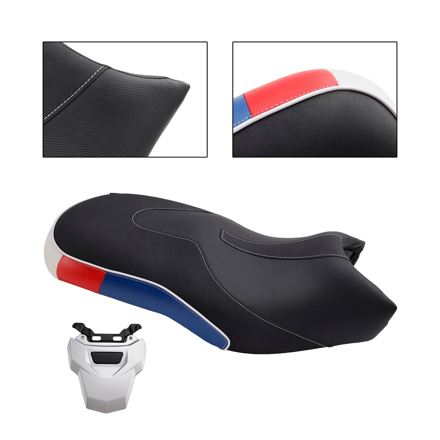 BMW R1200GS ADV 2014-2017 Sostituisci il sedile anteriore posteriore del conducente e del passeggero blu F