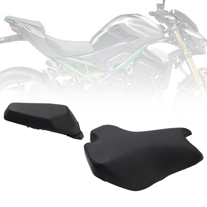 Kit sella passeggero anteriore e posteriore rinforzata per Kawasaki Ninja Z900 2025, colore nero.