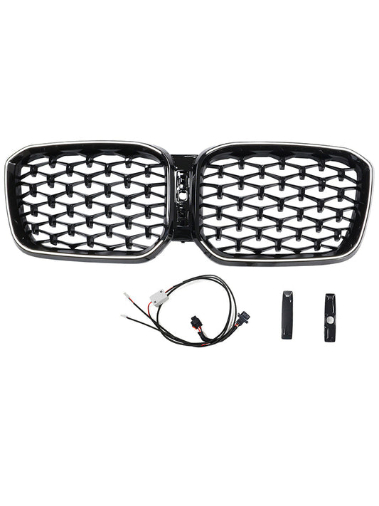Griglia a rene paraurti anteriore nero lucido BMW X3 G01 X4 G02 2022-2025