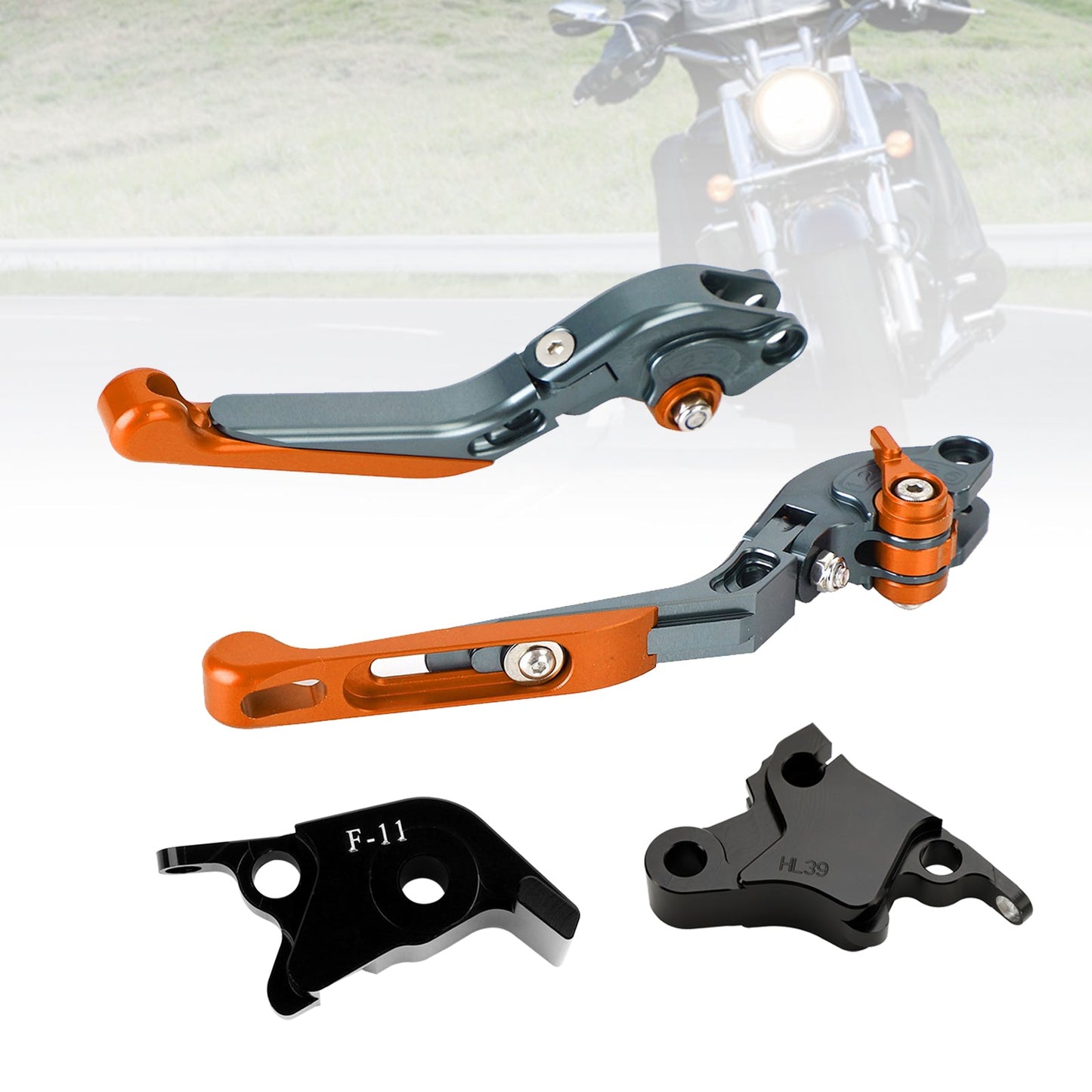 Leva freno frizione regolabile adatta per CFMOTO 700CL-X Sport 2021-2024