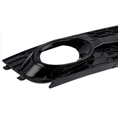 2 pezzi Griglia fendinebbia anteriore a nido d'ape 8KD807681 compatibile con Audi A4 B8 2009-2012