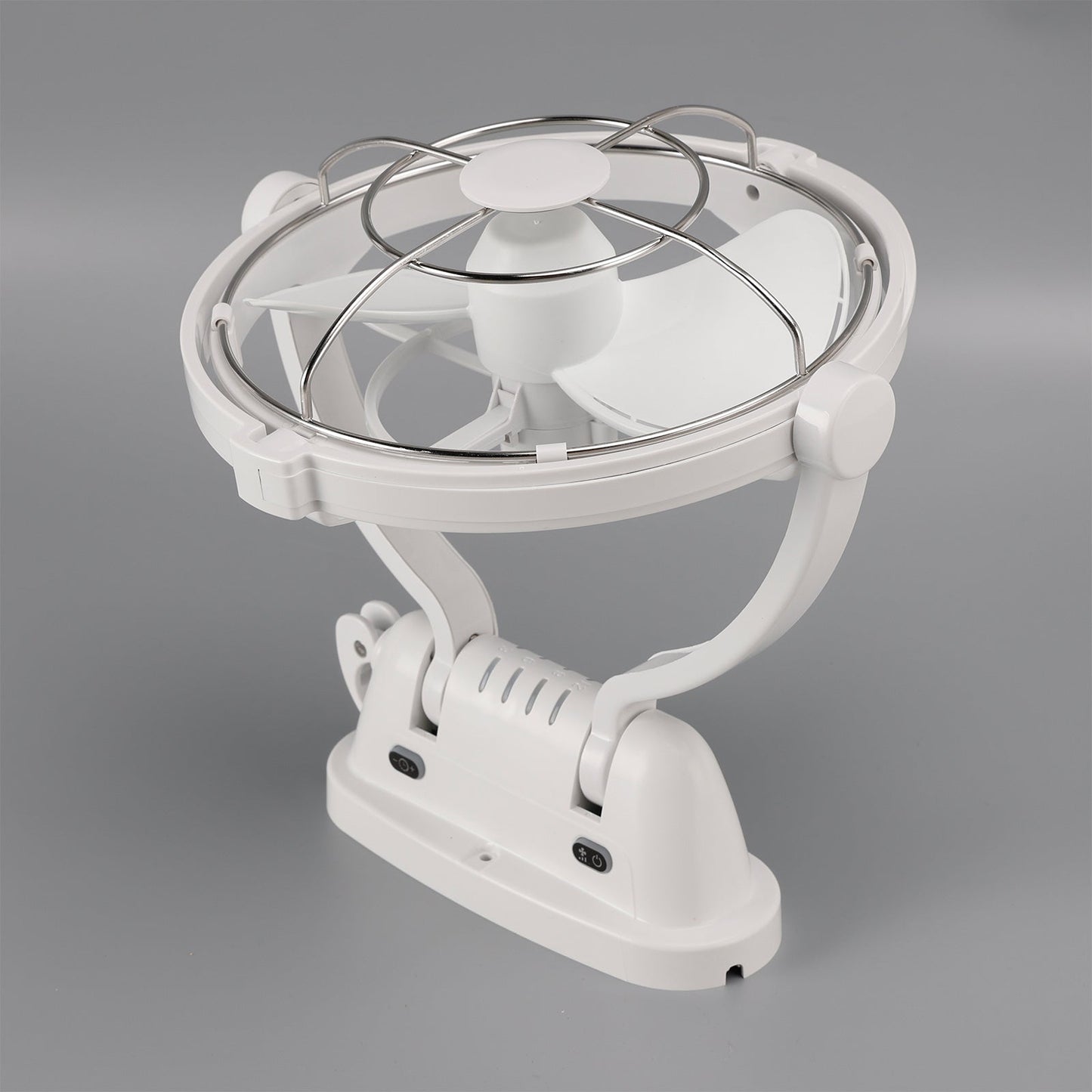 Ventola a basso consumo con rilevamento automatico 12V/24V per barche e camper, colore bianco