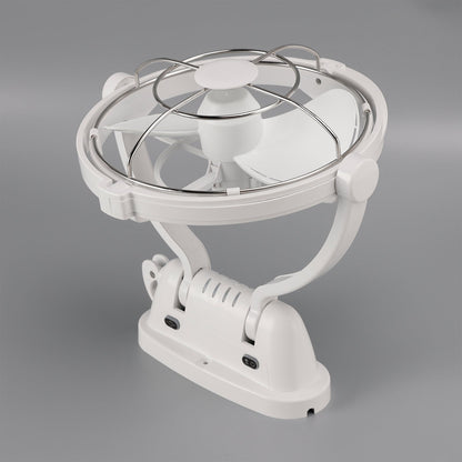 Ventola a basso consumo con rilevamento automatico 12V/24V per barche e camper, colore bianco