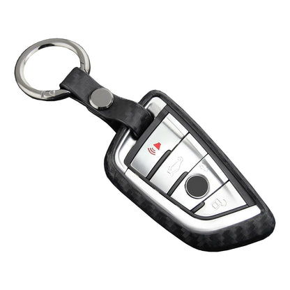 Custodia in similpelle e silicone per chiave auto con fibbia per BMW