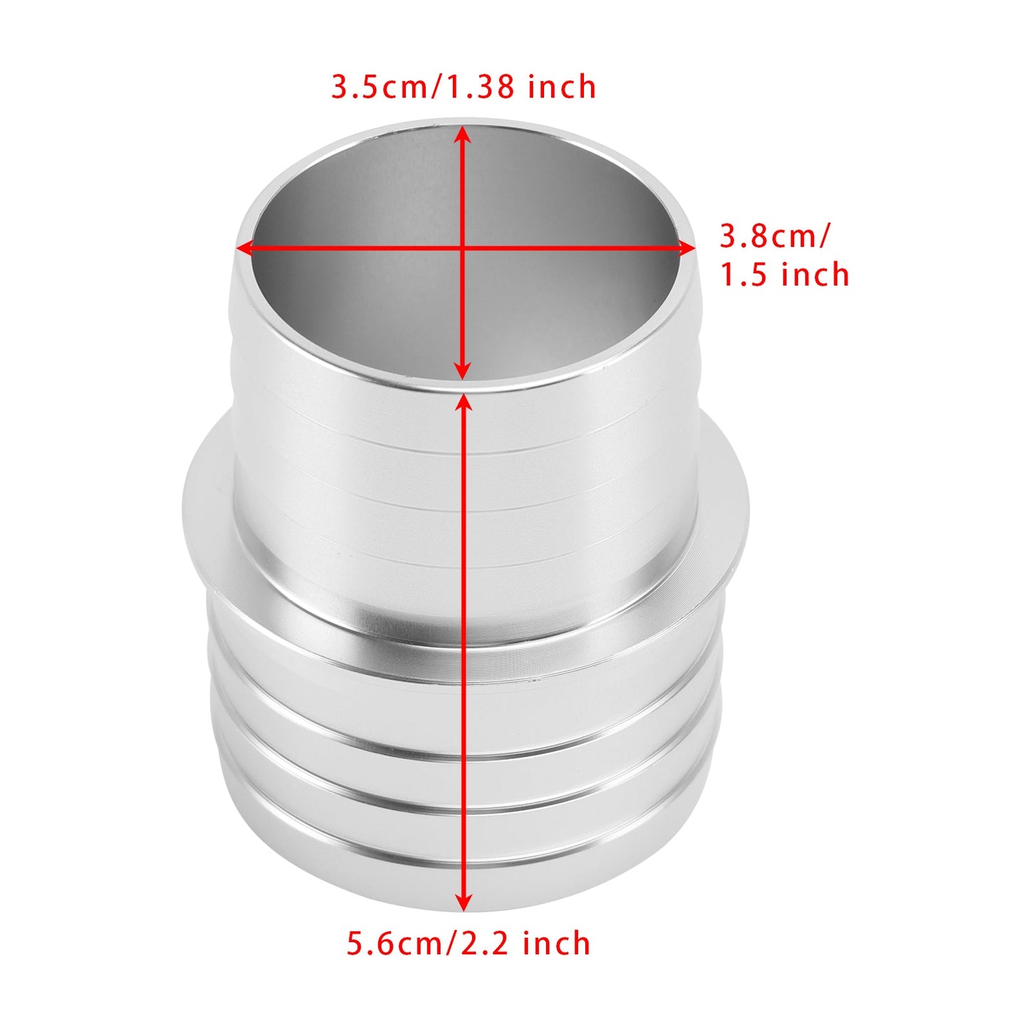 Adattatore di riparazione per raccordo riduttore con giunto a innesto per tubo flessibile da 1-1/2"" a 1-3/4"" pollici