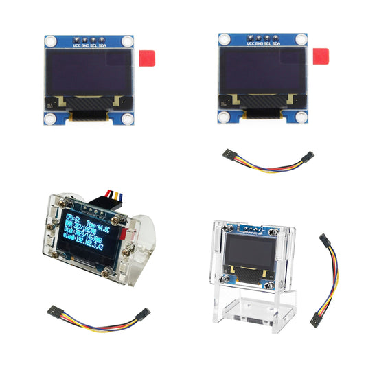 Modulo display OLED da 0,96 pollici Raspberry Pi 4B con display informativo IP per hard disk