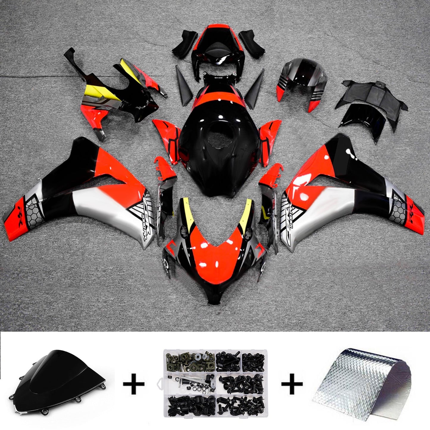 Kit di carene in plastica ABS stampate a iniezione per Honda CBR1000RR 2008-2011