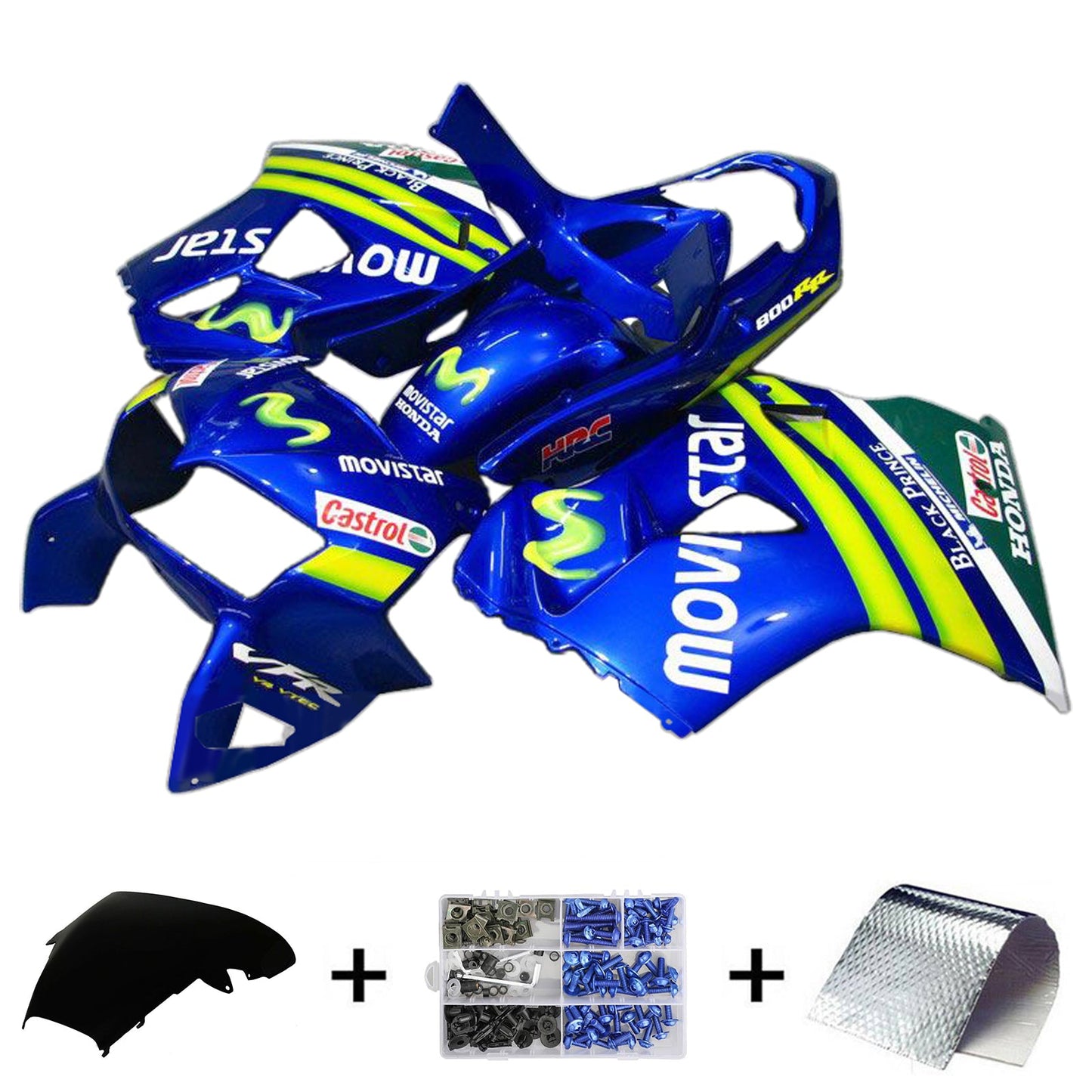 Kit carenatura iniezione Honda VFR800 1998-2001 Carrozzeria plastica ABS