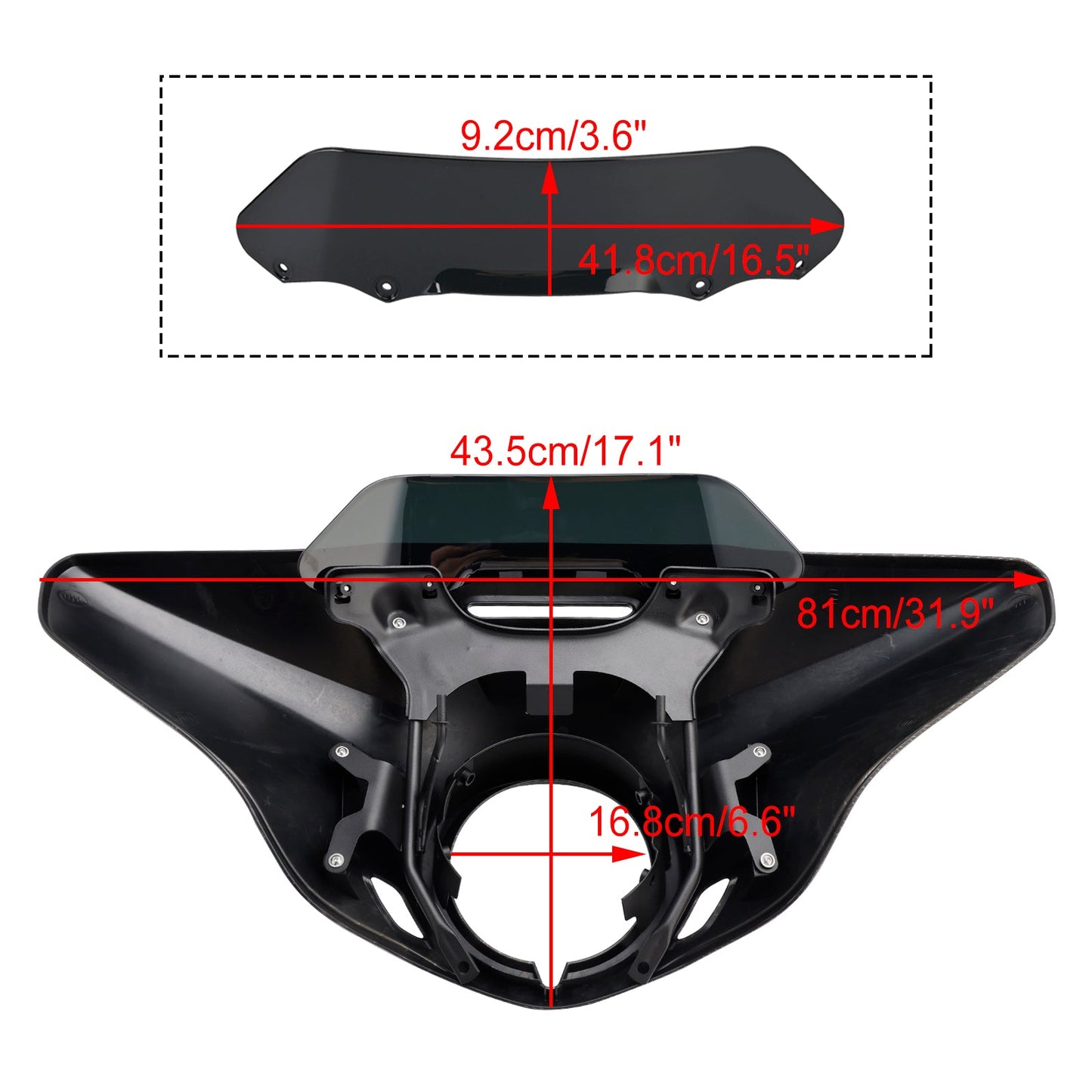 Parabrezza per HONDA CM1100 2021-2024, copertura per cupolino