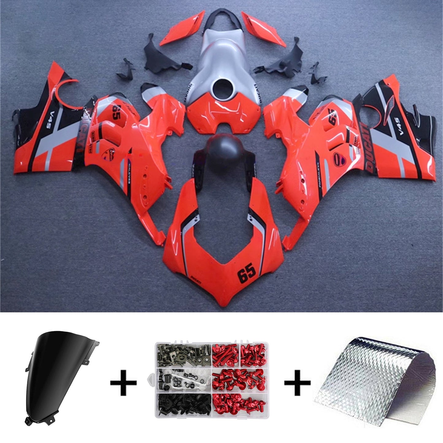 Carrozzeria kit carena iniezione Ducati Panigale V4/V4S 2019-2022 V4SP/V4R 2020-2021