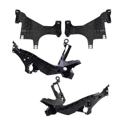 Staffa di supporto per piastra di montaggio fari anteriori Audi S4 Facelift 2013-2016 (4 pezzi)