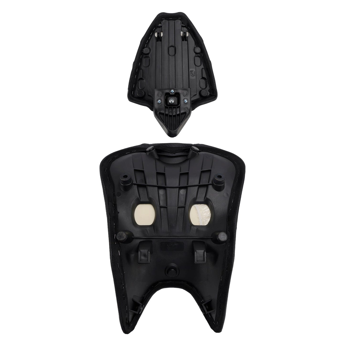 Kit sella conducente e passeggero Rs 457 per Aprilia RS457 2024-2025, cuscino in PU rosso.