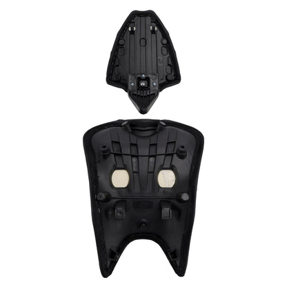 Kit sella conducente e passeggero Rs 457 per Aprilia RS457 2024-2025, cuscino in PU rosso.