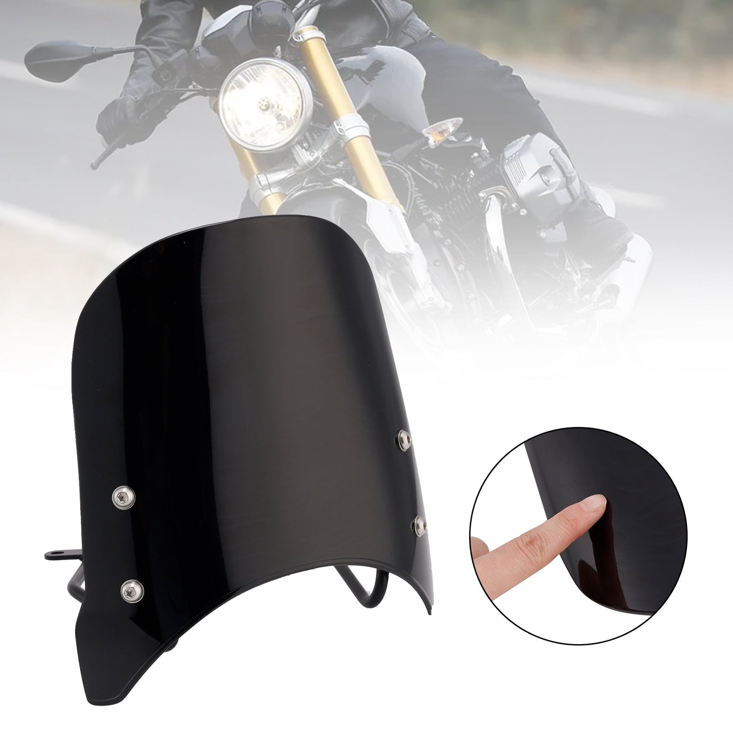 Parabrezza adatto per BMW R nineT Scrambler 2014-2024 Pure 2017-2024
