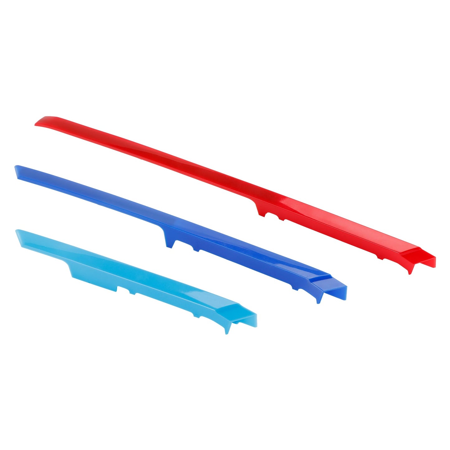 Clip per inserti griglia anteriore a doppio rene in ABS tricolore BMW X3 2025