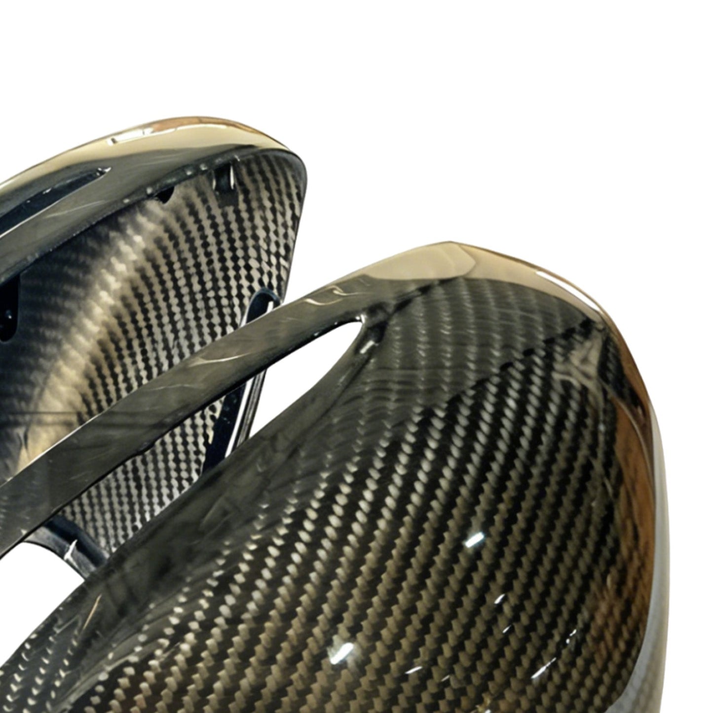 Calotte per specchietti laterali in fibra di carbonio compatibili con Mercedes Benz G450 G500 G580 W465 (modelli dal 2025 in poi).