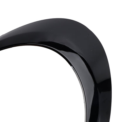 Anello di finitura per fanale posteriore sinistro e destro per Fiat 500L 2014-2020, nero.