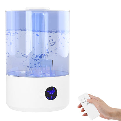 Umidificatore per camera grande (7,8L), con sterilizzazione UV, diffusore di oli essenziali