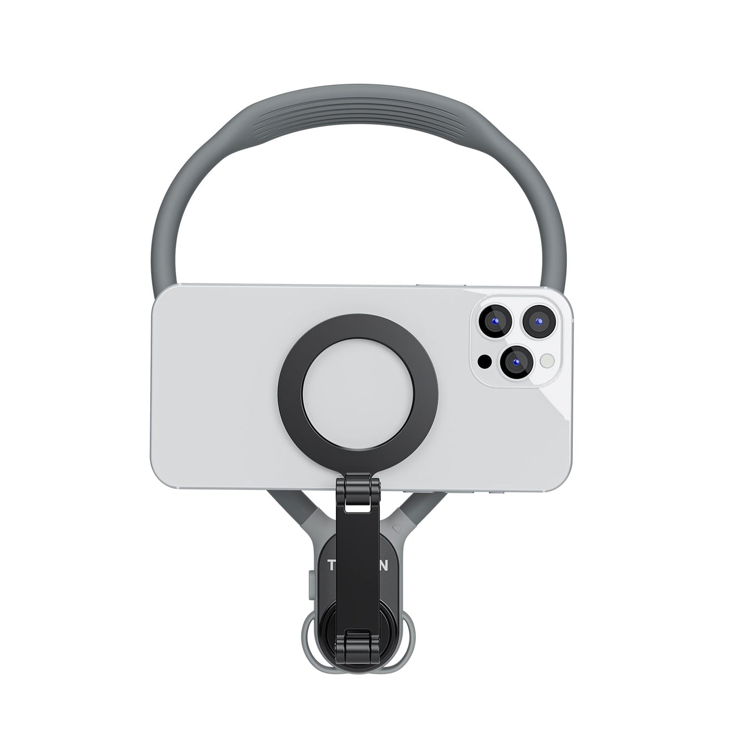 Supporto magnetico per collo per telefono cellulare Magsafe con sgancio rapido e assorbimento degli urti